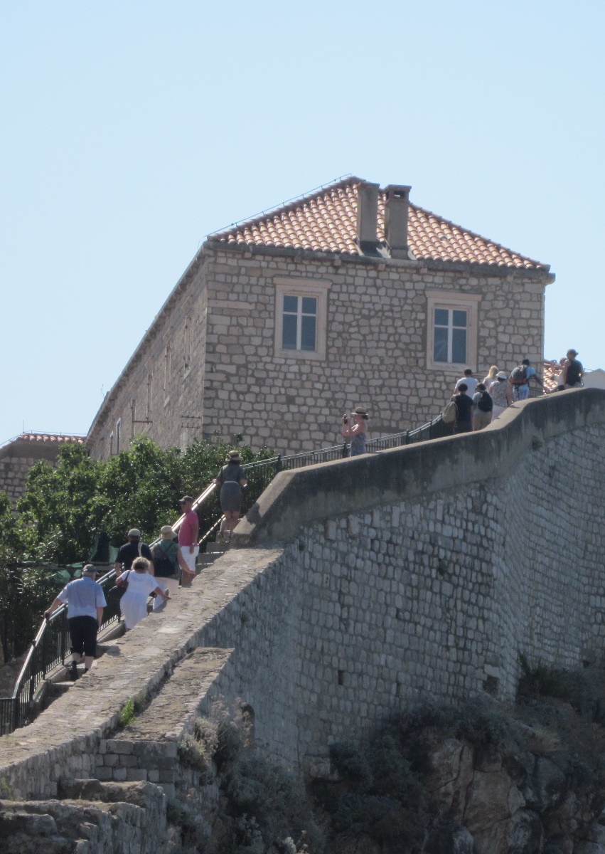 Climbing Dubrovnik City walls in a unique experience