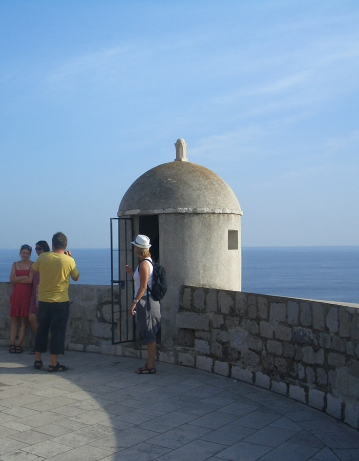 Sea section of Dubrovnik City walls