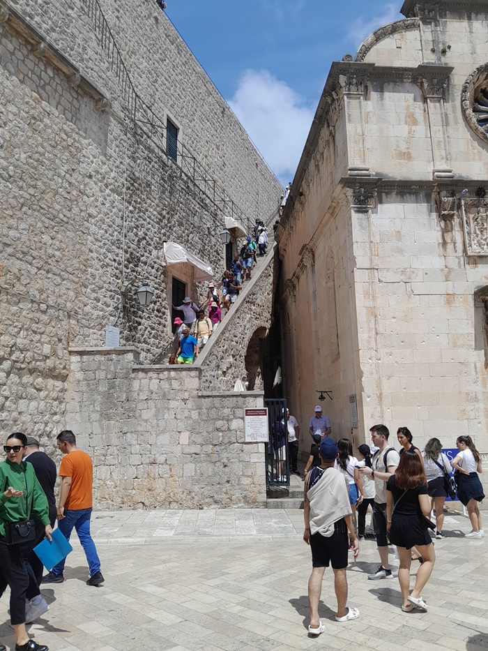 Main entrance to Dubrovnik City walls (near Pile Gate)